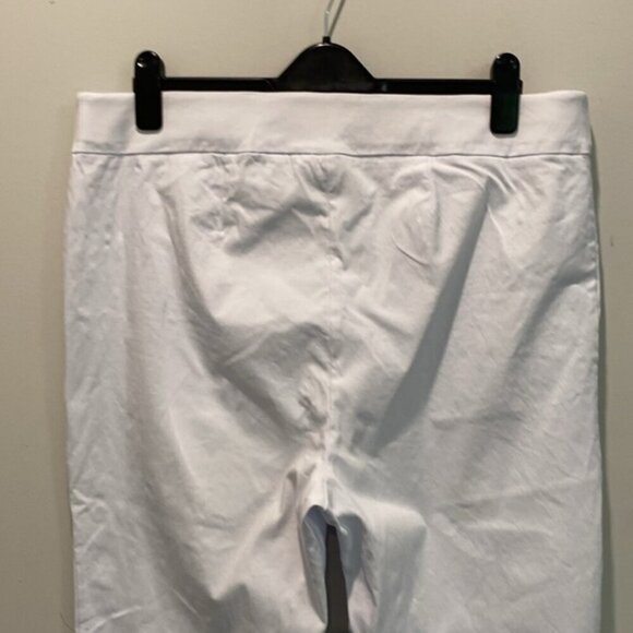 Laura plus white Straight Leg Pull-On Capris size 16 - Picture 7 of 12